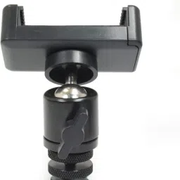TECHGEAR Ball Head with Phone Holder and Hot Shoe Adapter Set for use with DLSR or Tripod Flash Shoe Adapter image 4