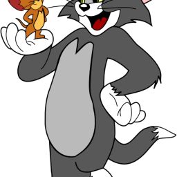 45 cm Tom & Jerry wall Self Adhesive Sticker-image-81