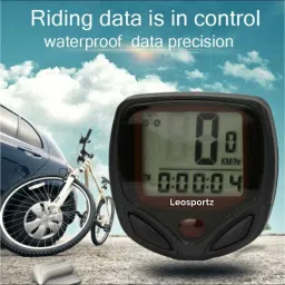 leosportz Intelligent Bicycle Computer Odometer Speedometer Wired Cyclocomputer Wired Cyclocomputer image 4