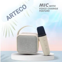 M17K Portable Bluetooth Speaker with Wireless Mic With USB, AUX and TF Card Port-28