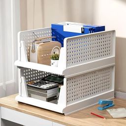 2 Pieces Wardrobe Organizer for Storage/Polypropylene Foldable PP Collapsible Wardrobe-image-64