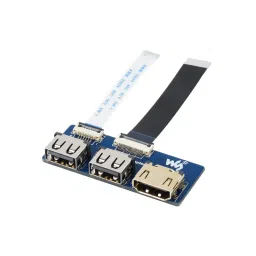 Waveshare USB HDMI Adapter for CM4-IO-BASE, Adapting FFC Connector To Standard Connector image 3
