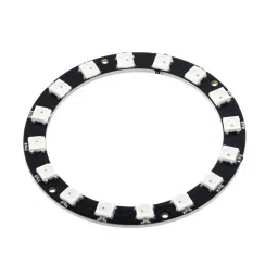 16Bit WS2812B 5050 RGB LED Built-in Full Color Driving Lights Circular Development Board image 3