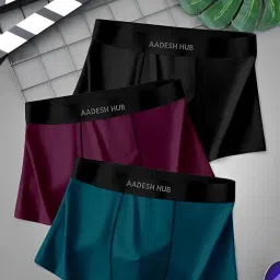 Pack of 3 Solid Men Trunk-picture-1
