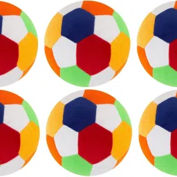 Stuffed Soft Toy Plush Ball(Combo of 6)- 20 cm-17