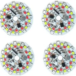 7 in 1 Direct On Board Auto Changing 9W DOB MCPCB Led Bulb Light Electronic Hobby Kit-image-92
