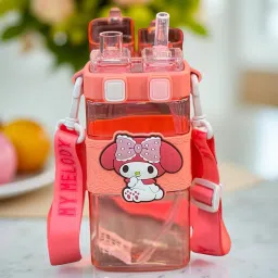 My Melody Leakproof Water Bottle for Kids & Adults – BPA-Free, Portable, Cute 600 ml Water Bottle-image-20