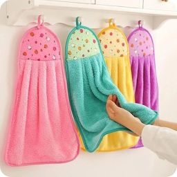 Microfiber 300 GSM Hand Towel Set Multicolor Cloth Napkins-image-41