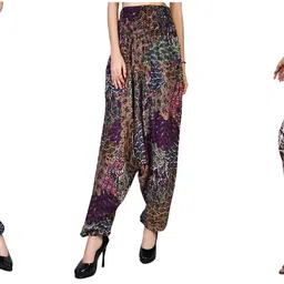 narnari Printed Rayon Women Harem Pants-picture-7