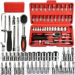 46-In-1 Tool Kit & Screwdriver Set Power & Hand Tool Kit-image-15
