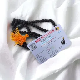 Natural karungali kattai Malai Government Lab Certified Heavy Premium Beads 6mm Wood Necklace-image-25