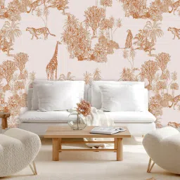 space of joy 16 Feet Safari Wildlife 350 Gsm Wallpaper Roll-picture-14