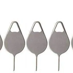 BUMTECH 5 pcs Mobile Sim Ejector pin Tools Tray Holder Opener Sim Adapter Sim Adapter (Steel) Sim Adapter-14