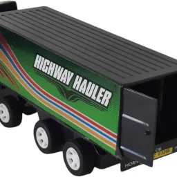 shree jee CARGO CARRIER TRUCK 40 FEET WITH TAILGATE OPENABLE AND CONTAINER MOOVABLE TOY image 4