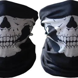 Black Bike Face Mask for Men & Women-image-35