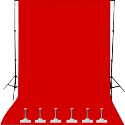 Windrop Solutions 4X10 FEET RED Screen Background Backdrop for Photo Videos Reflector-picture-27