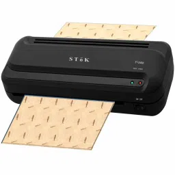 Stok ST-LA4M Fully Automatic / A4 Laminator with Jam Release Button | Supports Hot & Cold Lamination Machine. Compact Size Lamination/Laminating Machine Ideal for Students Project Work,Photos, I-Card,PAN Card/Aadhar Card -Black (1 Year Offsite Warranty) 9 inch Lamination Machine-26