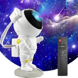 Galaxy Astronaut Projector Lamp with Remote 360° Adjustable Bedroom, Home_VR217 Night Lamp-image-127