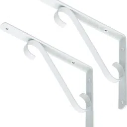 Heavy Duty Metal Wall Mounted Floating Shelf Bracket ( Pack of 2, 6 Inch) 20.32 cm*10.2cm Shelf Bracket-30