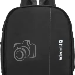 AdventIQ DSLR/SLR Camera Lens Shoulder Printed Backpack-(BNP 0197P-Camera 2)-Grey ClrCamera Bag-31