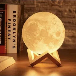 Moon Lamp, LED 7 Colors Moon Night Light Lamp, Remote & Touch Control Night Lamp-image-86