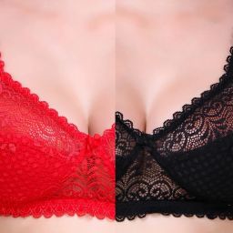 Pack of 2 Women Bralette Non Padded Bra-image-2
