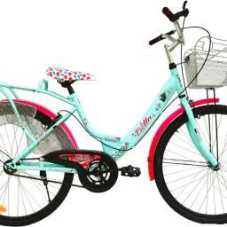 BELLA 24 INCH LADY BICYCLE AQUA GREEN FOR AGE 7 PLUS YRS 85% FITTED 24 T (inch) Road Cycle-image-26