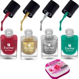 Perfect Stay Trendy Safe & Fast Dry ,Nail Art ,Glossy Finish Nail Polish Combo-picture-39