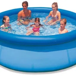 Easy Set Family Pool with Electric Air Pump 120" X 72" X 24" (10-Feet) Inflatable Swimming Pool-10