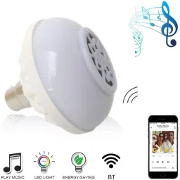 SmartAi 12w Bass Multicolor Bluetooth Smart LED Music Light Bulb with Speaker Smart Bulb image 3