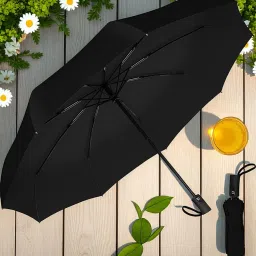 en,Women,Kids,Girls,Boys - 3 Fold with Auto Open and Close Umbrella (Black)_617 Umbrella-image-92