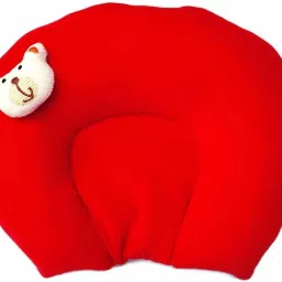 Mustard(Rai) Pillow For Newborn Baby Round Head Shaping Infant Baby Pillow Microfibre Toons & Characters Baby Pillow Pack of 1-image-80
