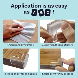 dnk Edge Protector for Furniture Table Corner Guards for Sharp Edges image 2