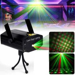 ELECTRONICS Holographic Mini Laser Projector Stage Lighting Sound Activated Shower Laser Light-27