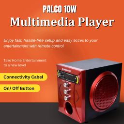 palco sound system M650 Wireless Portable Multimedia Speaker System, Deep Bass, FM Radio, USB, AUX 10 W Bluetooth Laptop/Desktop Speaker image 2