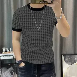 Men Printed Round Neck Polyester Multicolor T-Shirt-image-76