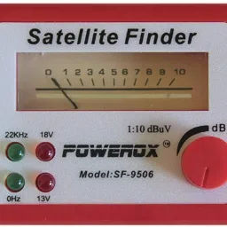 SF-45 & 48 Analogue Satellite Signal Db Meter for Full Hd Dth Network Setting Solid Powerox sf9506 4Satellite Finder For All DTH Cable TVs Non-magnetic Electronic Level-10