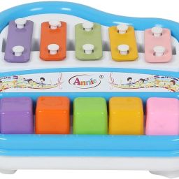 2 in 1 Piano Xylophone, Non-Battery, 5 Key Scale Musical Instrument for Kids-19