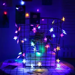 20 LEDs 3.99 m Multicolor Flickering Star Rice Lights-image-46