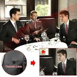 SPYLOOK Spy Camera Button Hidden HD Video Audio Photo taking Recording 5.0 MP Spy Camera Security Camera image 3