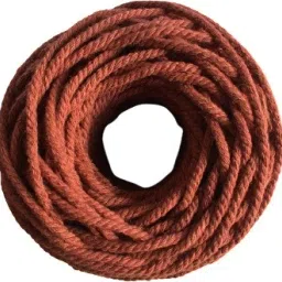 2MM Walnut Brown Color Twisted Cotton Rope -100 Meter Walnut Brown-image-31