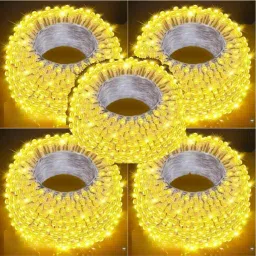 40 LEDs 15 m Yellow Steady String Rice Lights-26