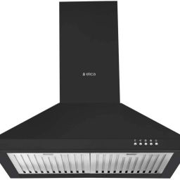 ACE 260 NERO Pyramid Shape 60cm| 5 Years Motor Warranty| 3 Layer Baffle filter|Powerful suction |Low Noise | LED Lamp | Push Button Control Wall Mounted Black 1100 CMH Chimney-image-35