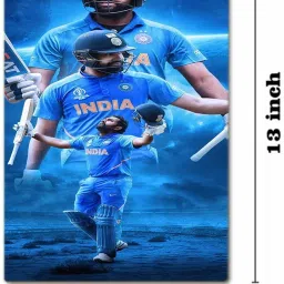 Rohit Sharma Digital reprint examination pad school collage Size 14x10 inch-image-22