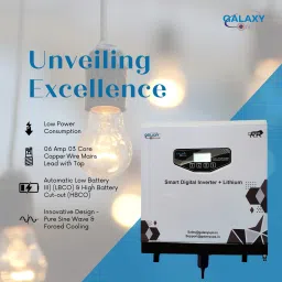 galaxy online 2 KVA Lithium Inverter With Inbuilt Battery Pure Sine Wave Inverter image 2