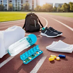 7 Days Medicine Storage Box and Water Bottle Combination Pill Box-image-39