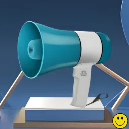 Handheld Megaphone with Siren, Microphone & Rechargeable for Outdoor EventsA117 Megaphone Portable Megaphone Siren Loudspeaker Function &Long Battery BackupE117 Outdoor PA System-30