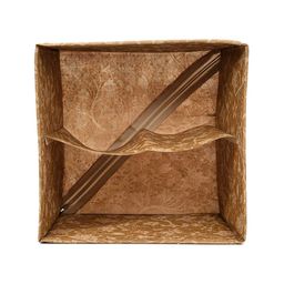 Kuber Industries 1 Piece 2-Layer Fabric Cube Foldable Storage Organizer image 3