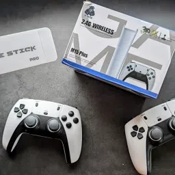 GAMESOUL M15 Retro Game Stick Console Pro 2.4G Dual Wireless game box Revisit Childhood, Retro Old Video Game (Best Gift & Fun) for All Ages 64 GB with with Plug & Play, Portable 8 Bit Game Box, 4K HDMI Output 40 Emulator-91
