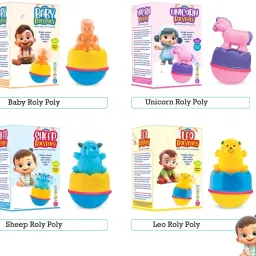 Sheep Roly Poly Push and Shake Wobbling Bell Sounds Musical Rattling Rattle-15